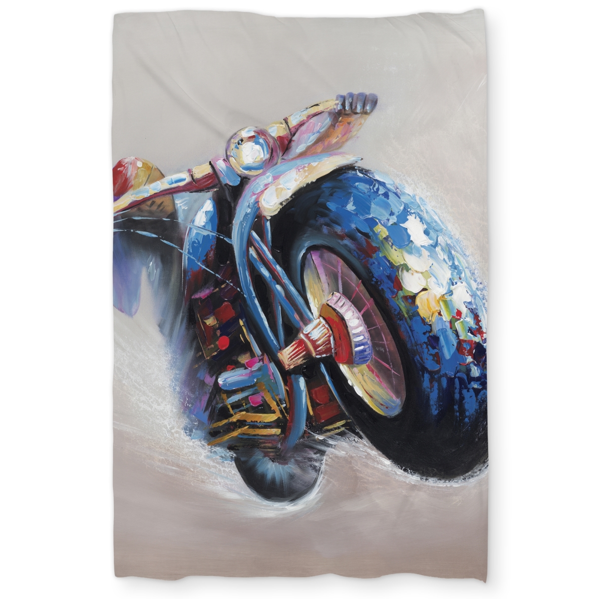 C1DCTXLW158HOU Twin Extra Long Motorcycle in Jump Duvet Cover - Man Cave Home Decor