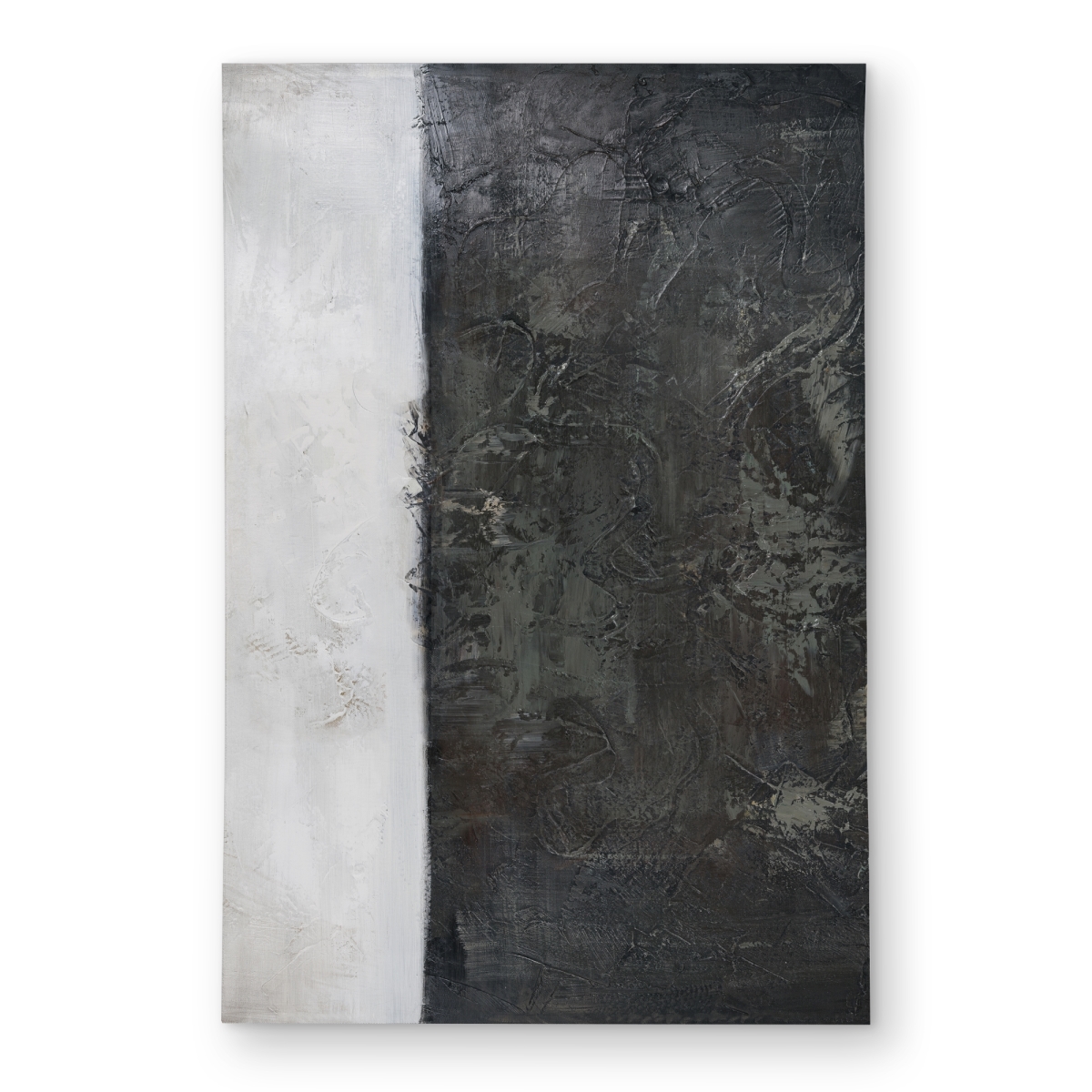 C1ROAR46SU4DEV 4 x 6 ft. Abstract Shape - Black Outdoor Area Rug for Home Decor - Rectangle