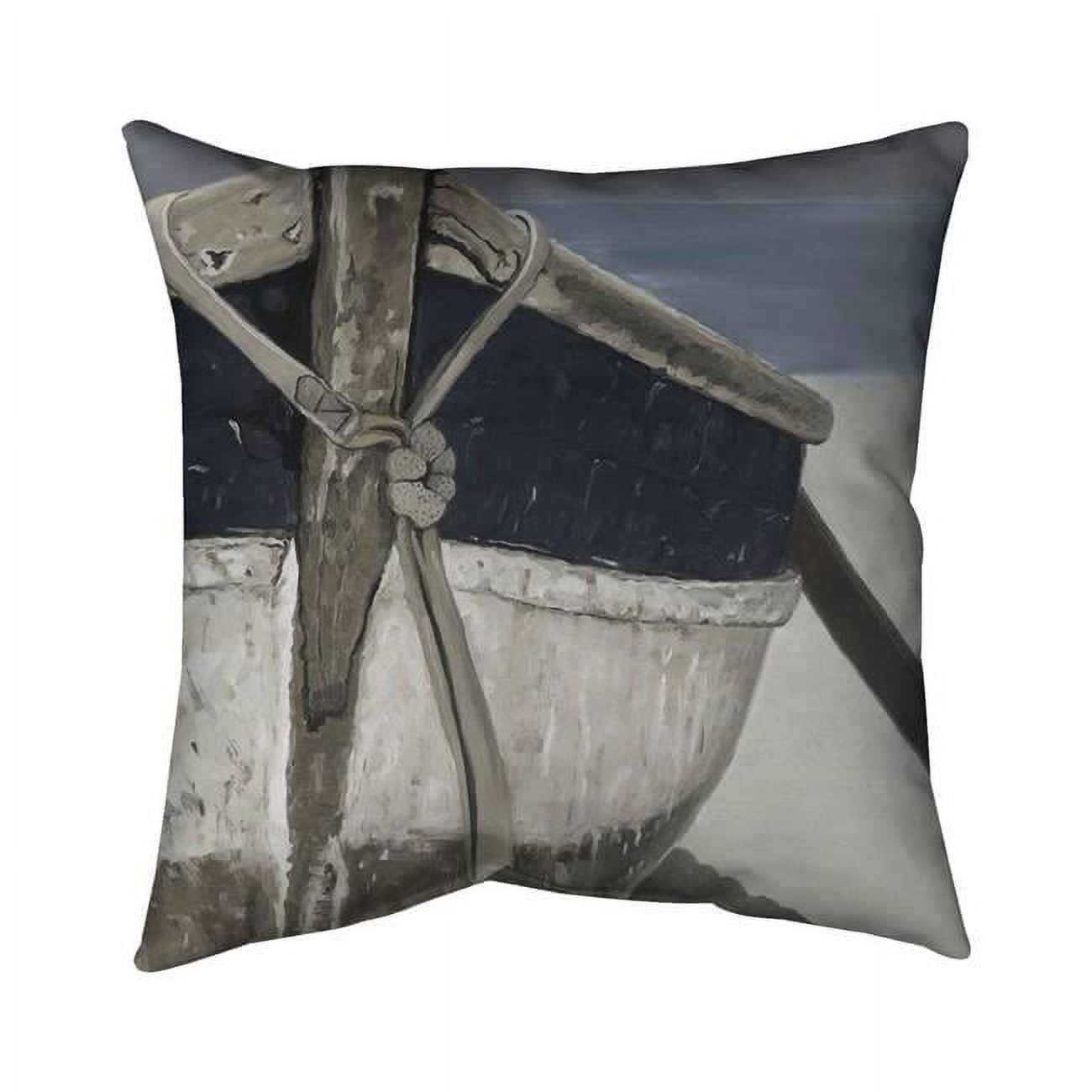 18 x 18 in. Bateau-Double Sided Print Indoor Pillow