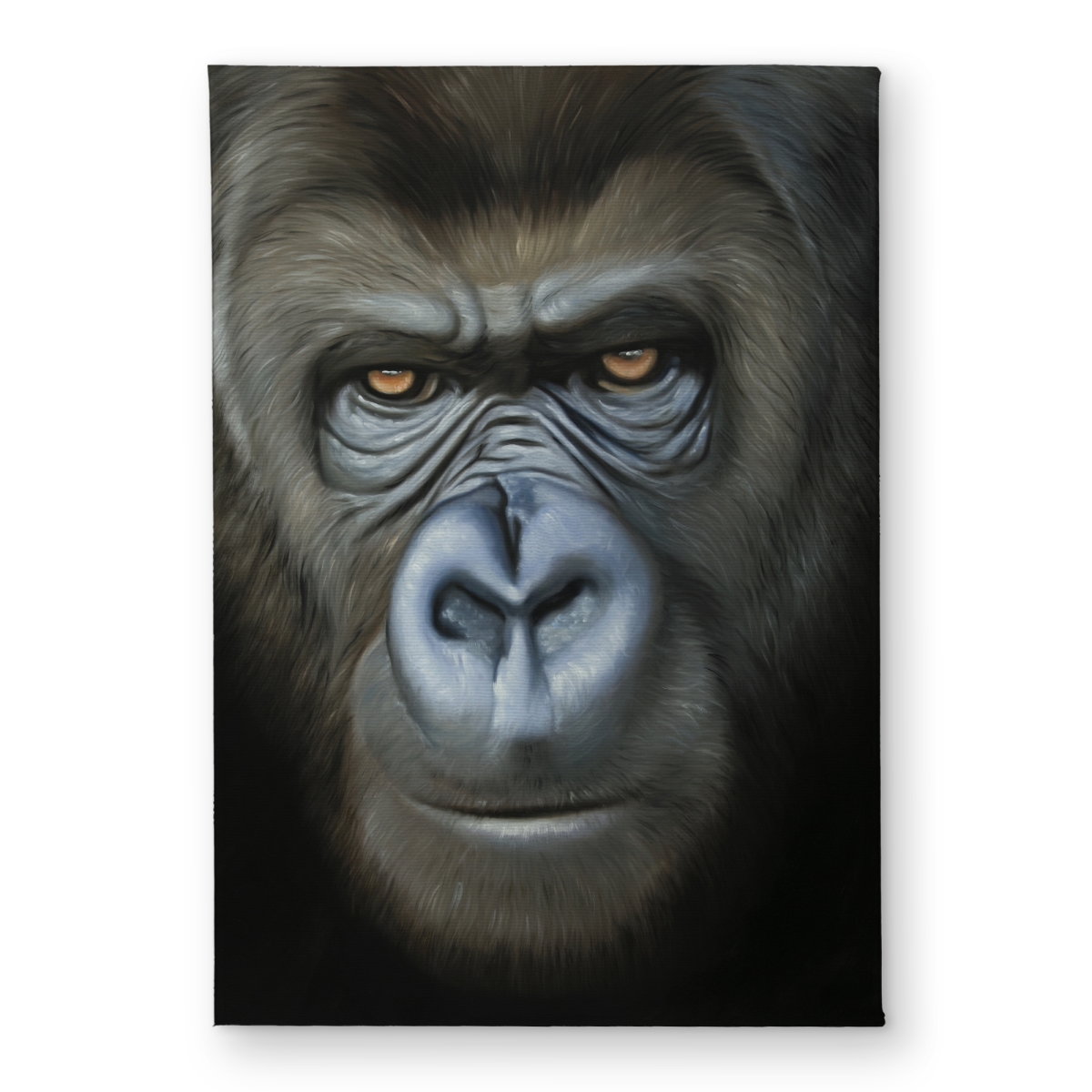 CODM1724DAF9RF 17 x 24 in. Gorilla Face Hyperrealist Wildlife Door Mat - Indoor Outdoor Decor
