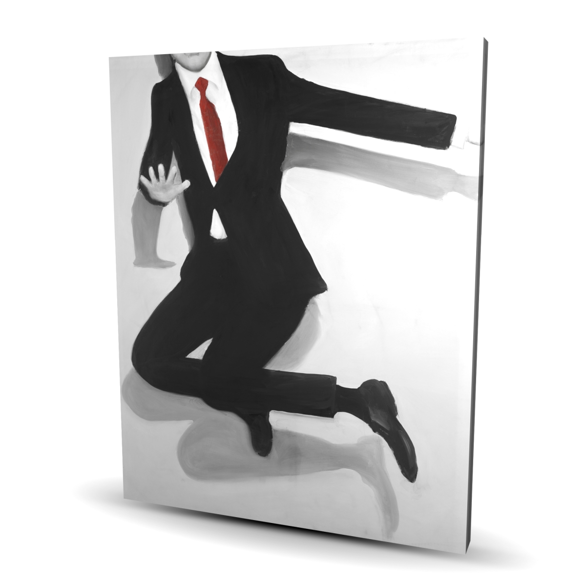 C1RC4860VD71KI 48 x 60 in. Classical Jumping Man - Contemporary Office Canvas for Home Decor