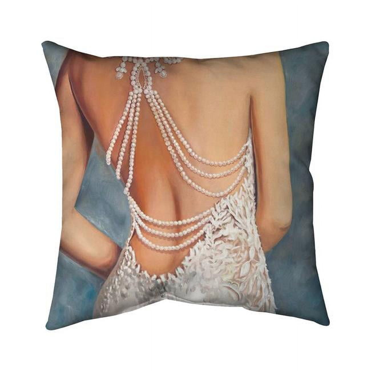 18 x 18 in. Wedding Dress-Double Sided Print Indoor Pillow
