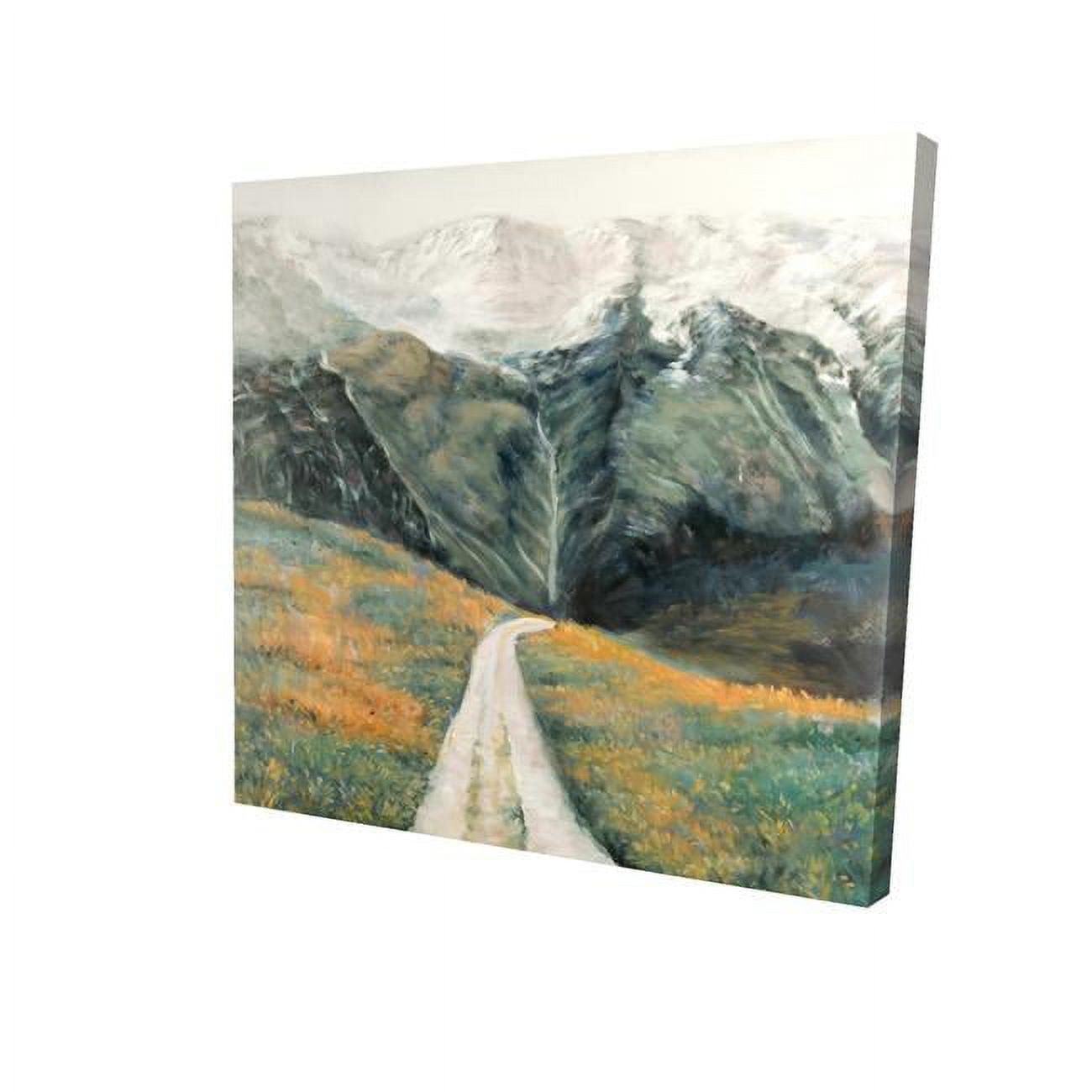 16 x 16 in. Mountainous Landscape-Print on Canvas