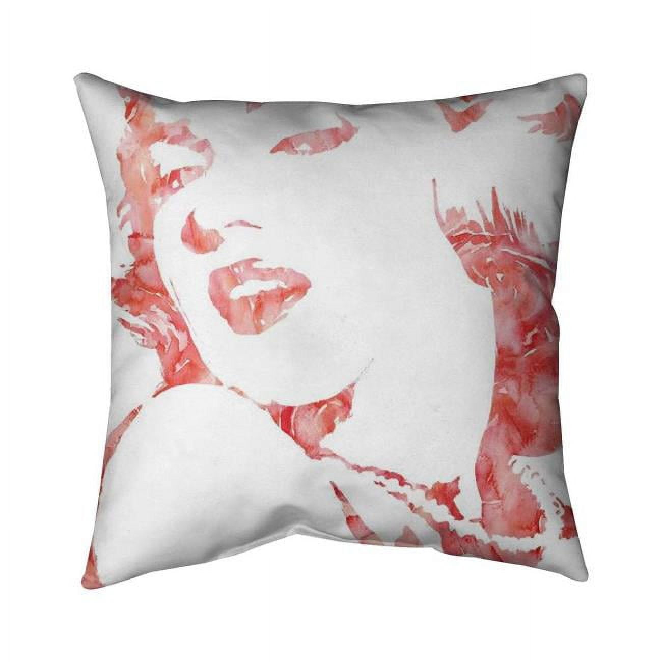 18 x 18 in. Glamor Marilyn Monroe-Double Sided Print Indoor Pillow