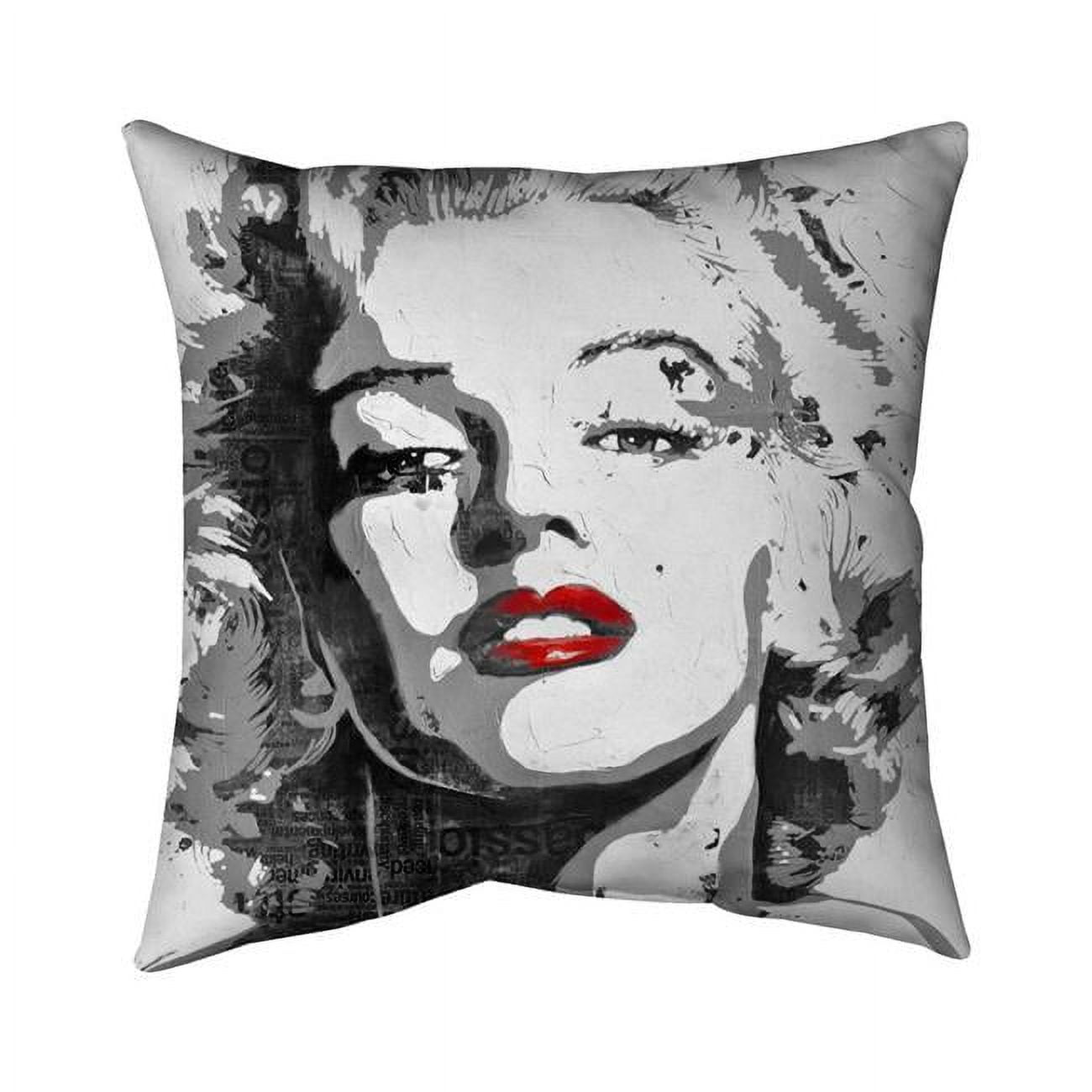 18 x 18 in. Marilyn Monroe-Double Sided Print Indoor Pillow