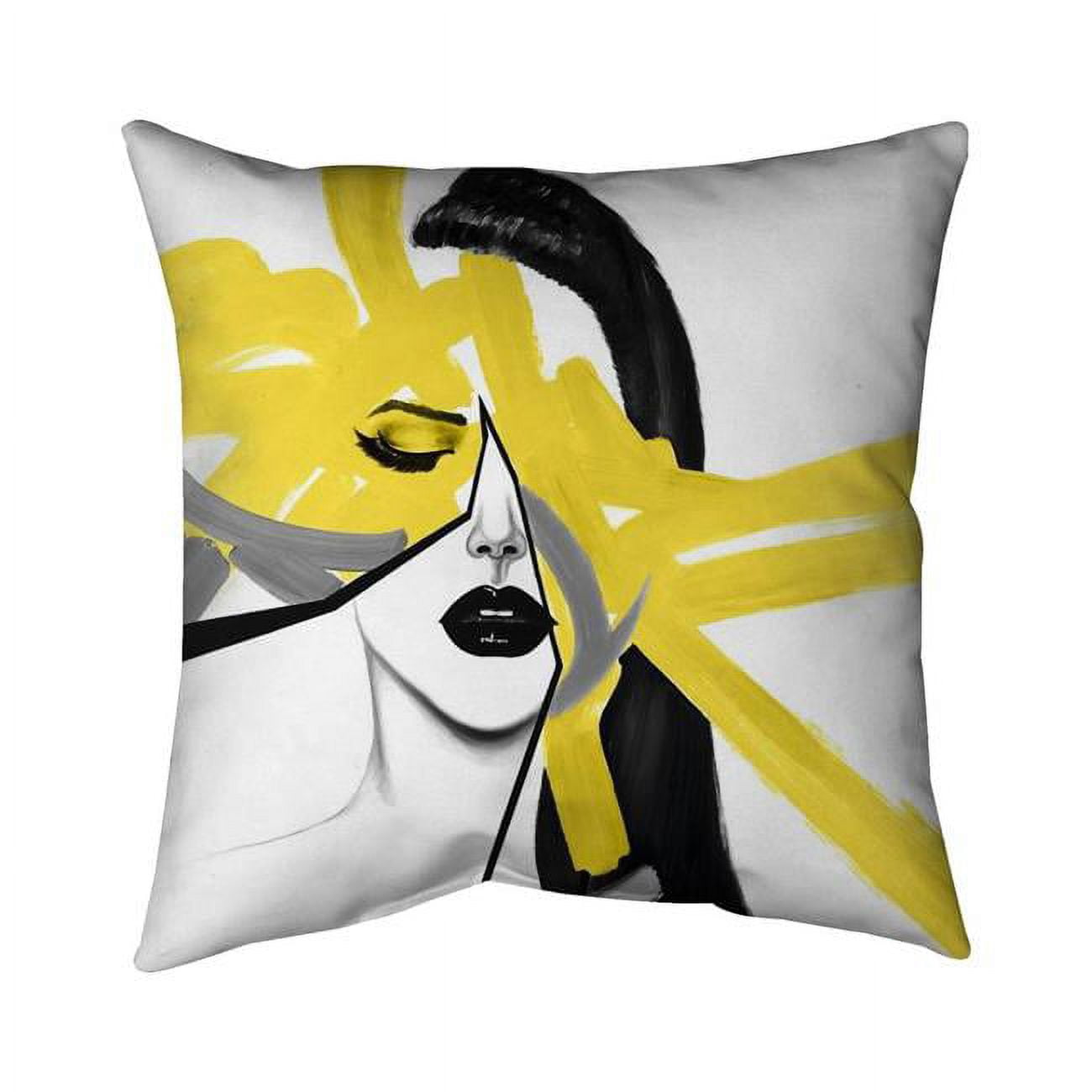 18 x 18 in. Beauty Divided-Double Sided Print Indoor Pillow