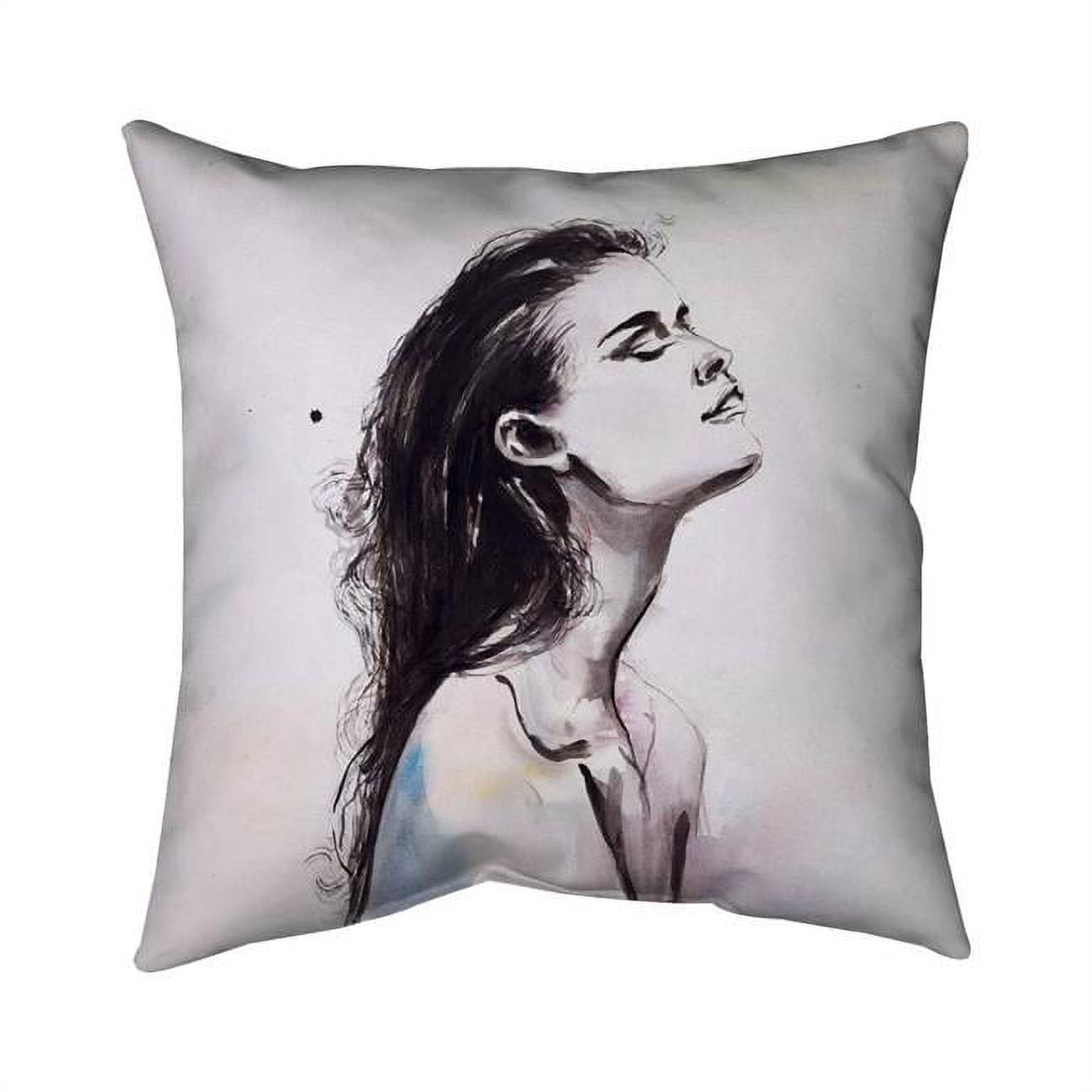 18 x 18 in. Bare Skin-Double Sided Print Indoor Pillow