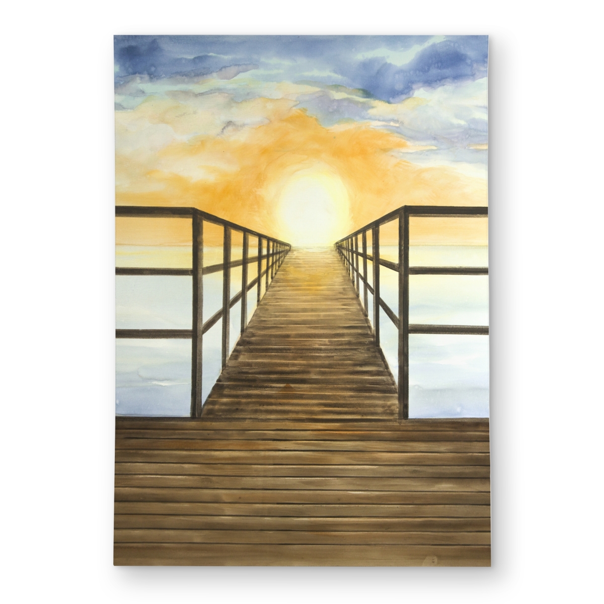 C1ROAR572FNKYP 5 x 7 ft. Sunset in the Sea Coastal Bathroom Rug - Outdoor Home Decor - Rectangle