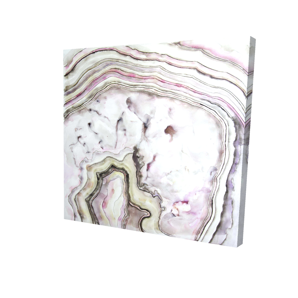 2080-3636-MN2 36 x 36 in. Agate Kitchen Minerals Canvas - Unique Home Decor Accent