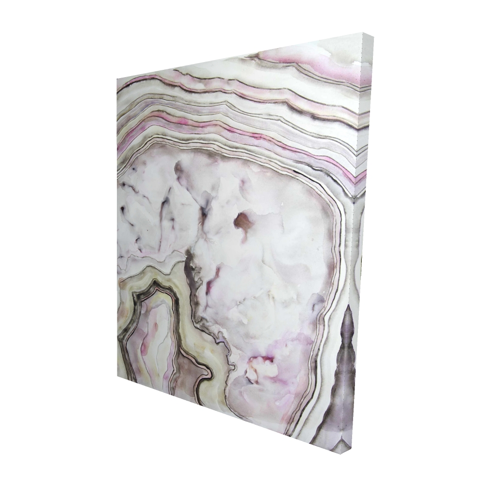 2080-6048-MN2 48 x 60 in. Agate - Abstract Pattern Canvas Art for Home Decor