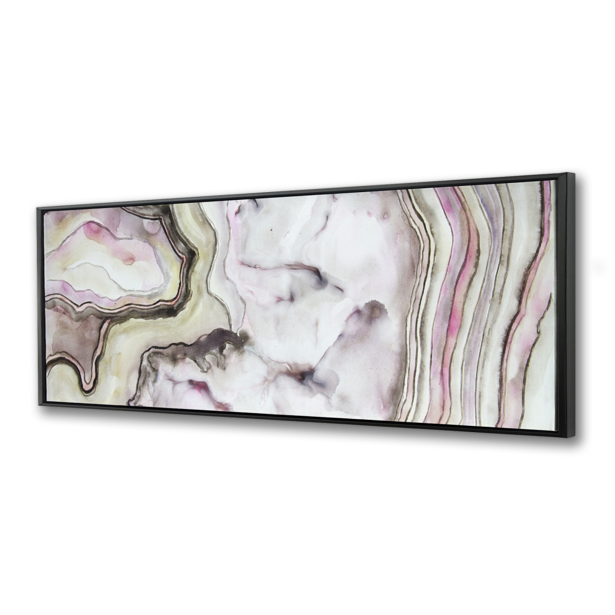 C1FC164813KGJF 16 x 48 in. Agate - Beige Kitchen Framed Canvas for Home Decor