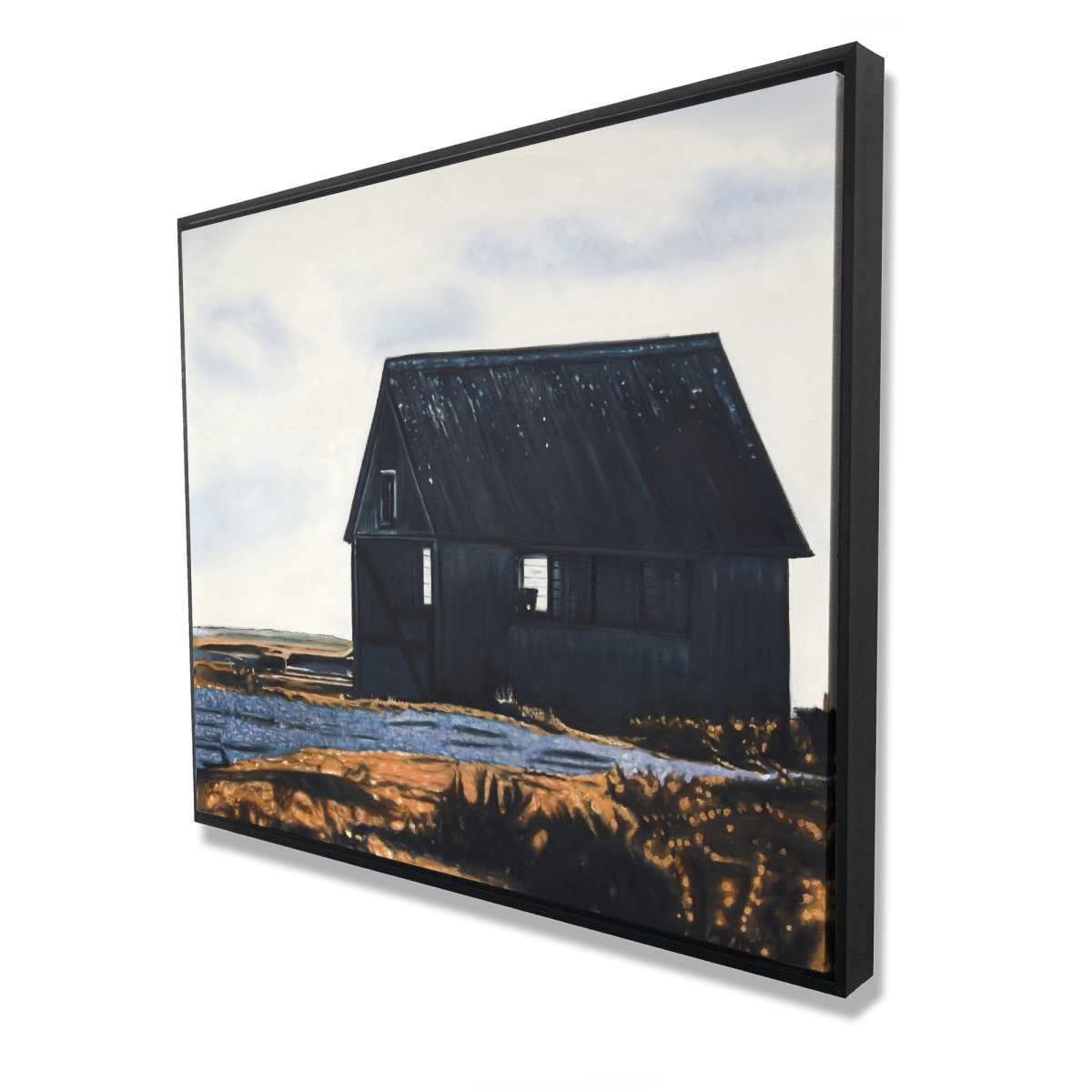 C1FC48603E2D63 48 x 60 in. Abandoned Barn - Still Life Office Framed Canvas Decor