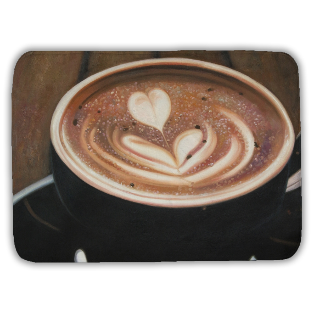 C1BM1724QLX7G7 17 x 24 in. Artistic Cappuccino Rustic Beige Bath Mat - Home Decor Essentials