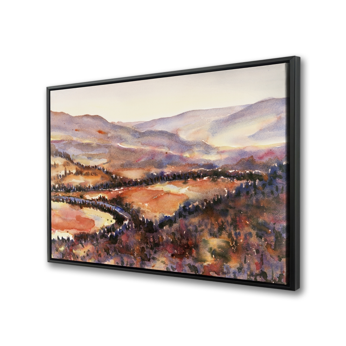 C1FC2436LWIKRX 24 x 36 in. Canadian Forest - Illustrative Trees Framed Canvas Decor