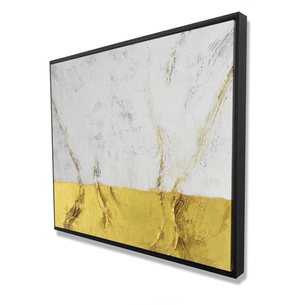 C1FC4860OZ5590 48 x 60 in. Golden Shine - Kitchen Pattern Framed Canvas for Home Decor