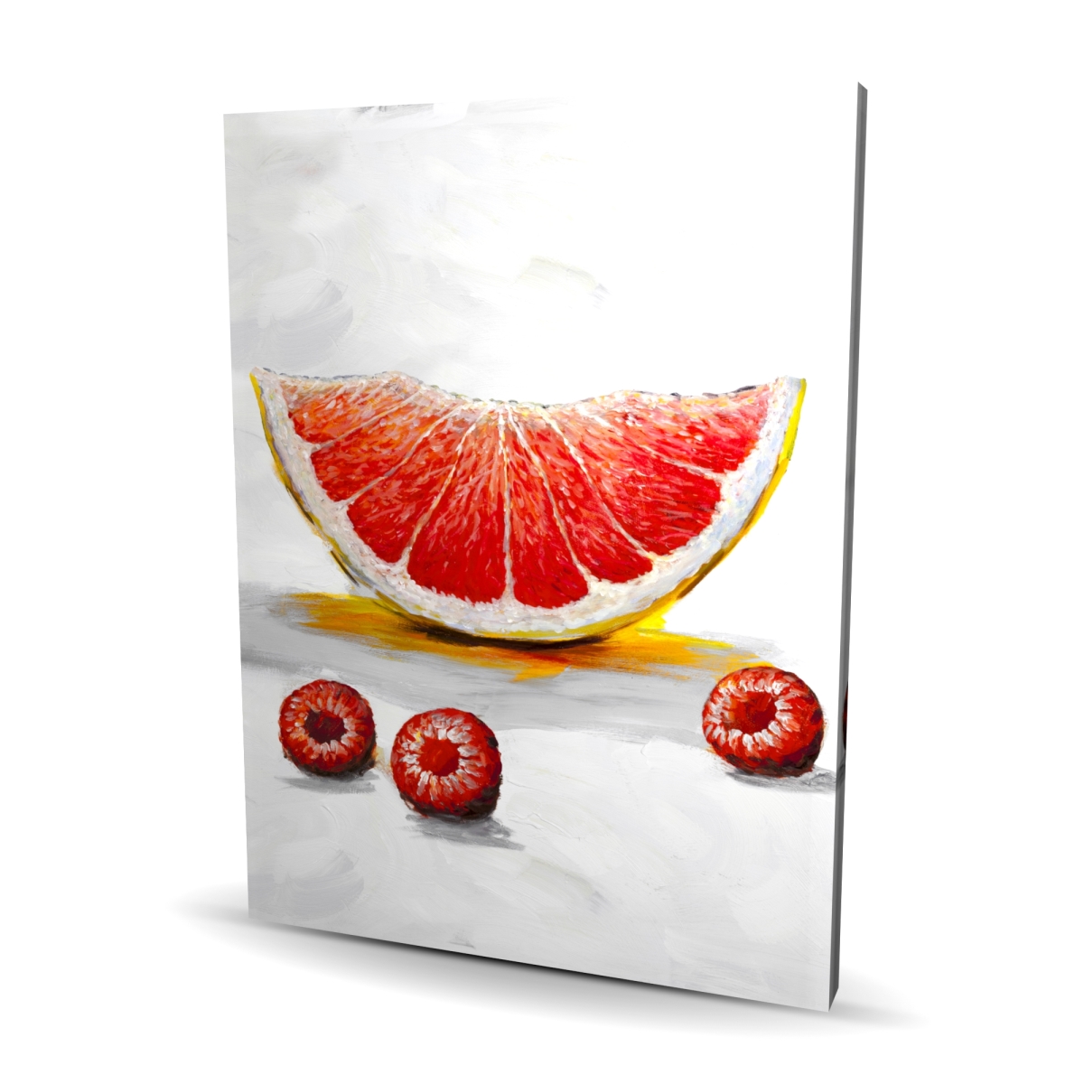 C1RC3648GW23CJ 36 x 48 in. Grapefruit Slice - Kitchen Coral Canvas for Home Decor