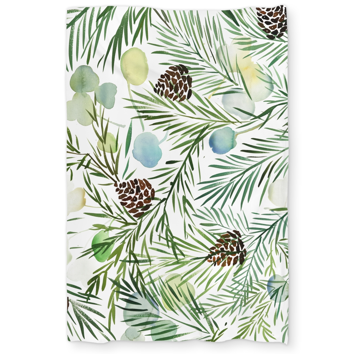 C1DCTXLWIDYCEZ Twin Extra Long Pine Cone Pattern Green Duvet Cover - Home Decor Essentials