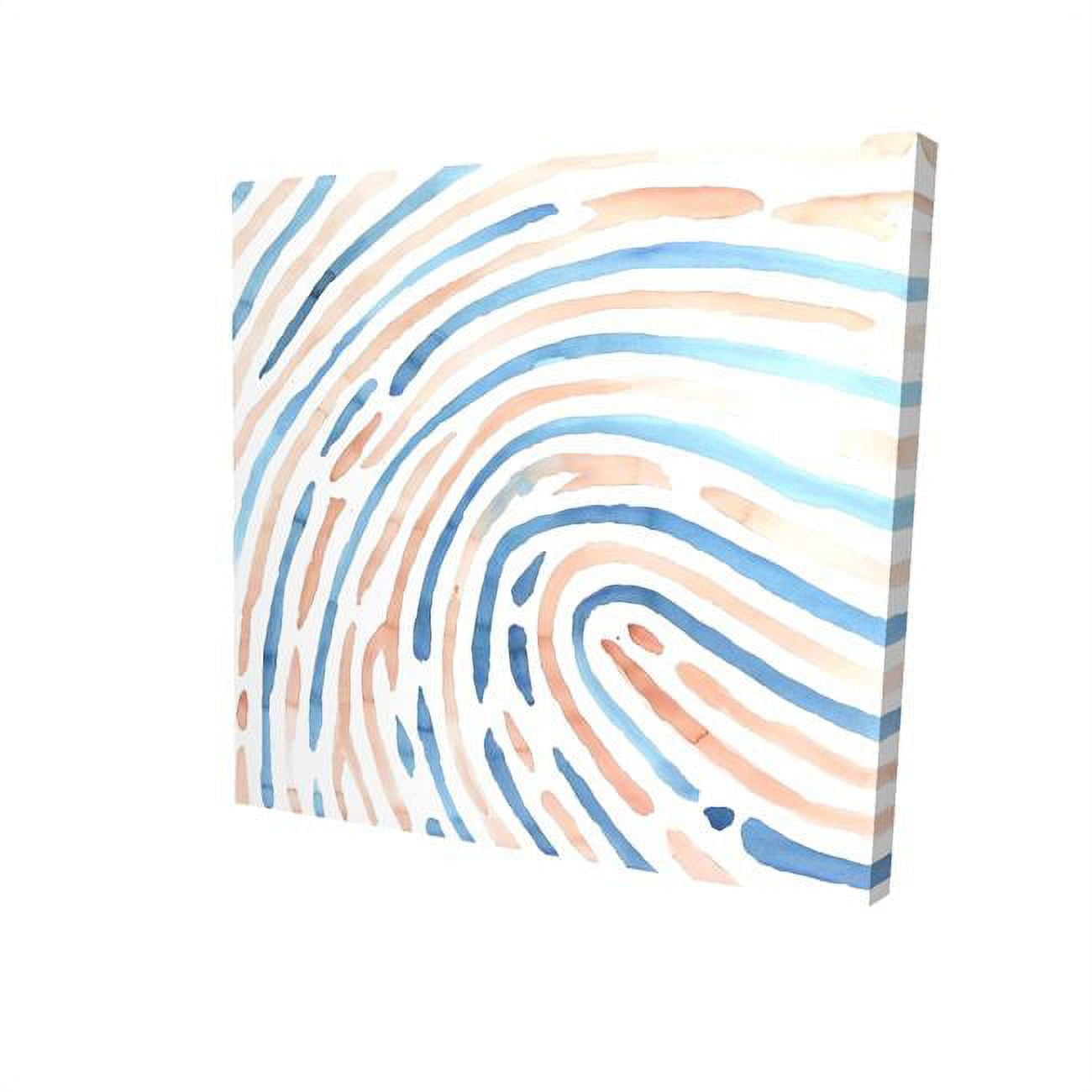 16 x 16 in. Footprint-Print on Canvas