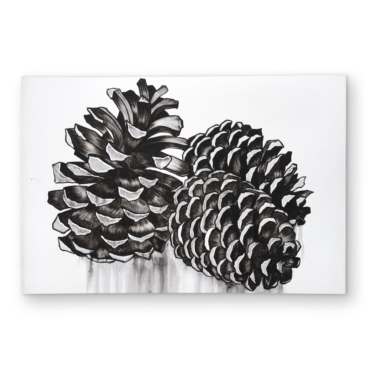 C1ROAR23AARQA2 2 x 3 ft. Three Small Pine Cones Rug - Rustic Holidays Home Decor - Rectangle