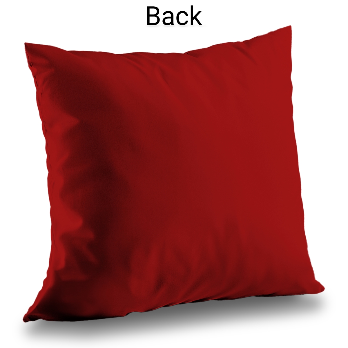 C1PC1414W8RK97 14 x 14 in. Two Red Flowers on Gray Background - Romantic Botanical Throw