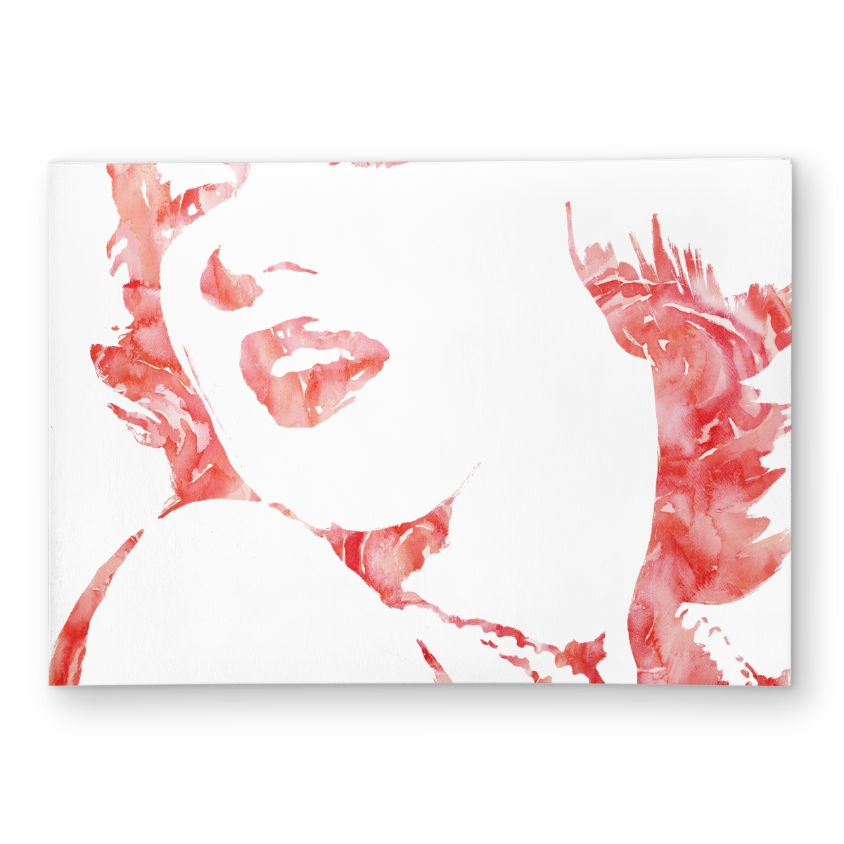 C1ROAR57PTFS4Z 5 x 7 ft. Glamor Marilyn Monroe Romantic White Outdoor Area Rug - Home Decor - Rectangle