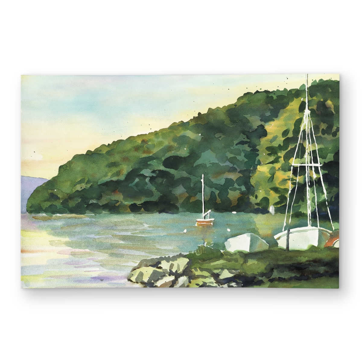 C1ROAR23BUT9L5 2 x 3 ft. Sailboat Day - Scenic Bathroom Outdoor Area Rug for Decor - Rectangle