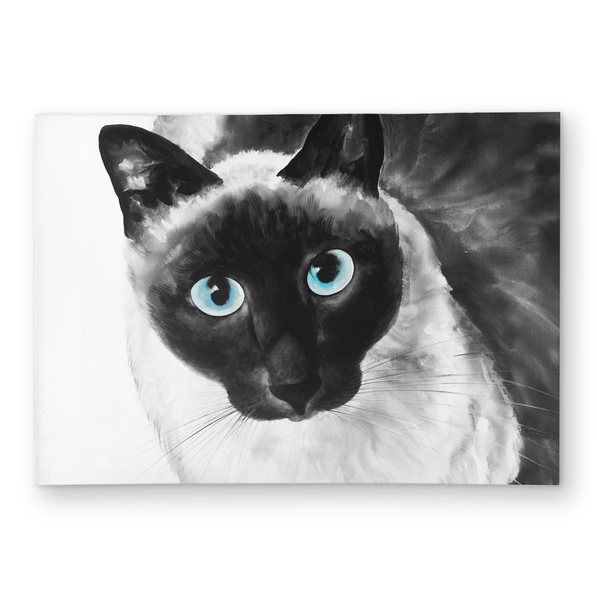 C1ROAR5739WQCK 5 x 7 ft. Blue Eyes Siamese Cat Rug - Minimalist Outdoor Decor - Pets - Rectangle