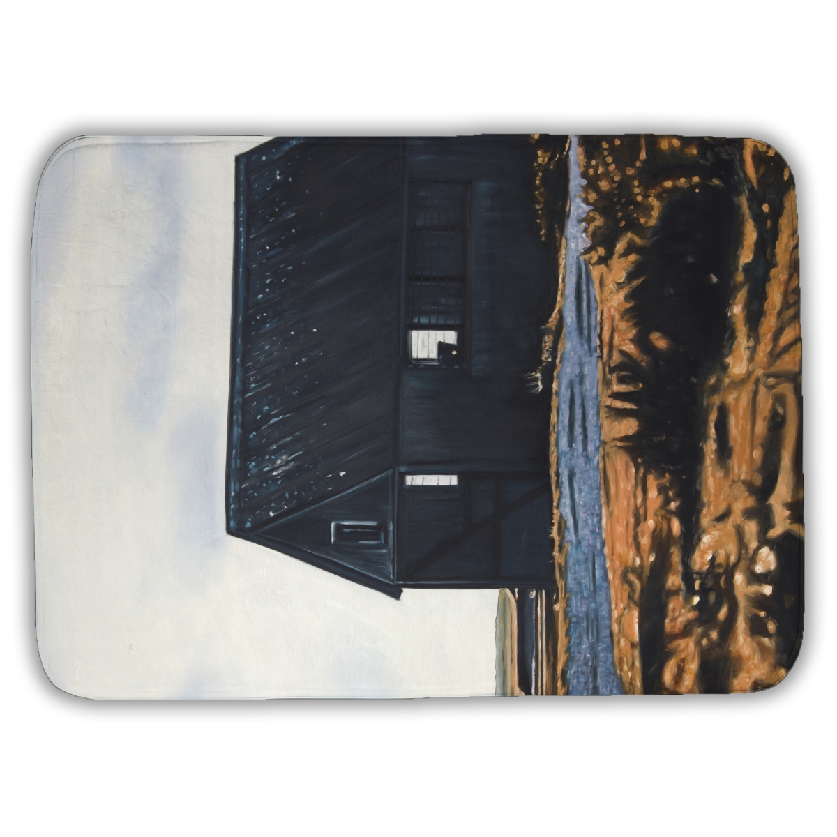 C1BM172459Y6TE 17 x 24 in. Abandoned Barn Building Kitchen Bath Mat - Home Decor Accent