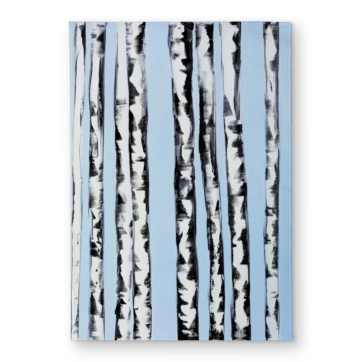 CODM1724RDTW86 17 x 24 in. Birches on a Blue Background - Blue Office Indoor & Outdoor Mat