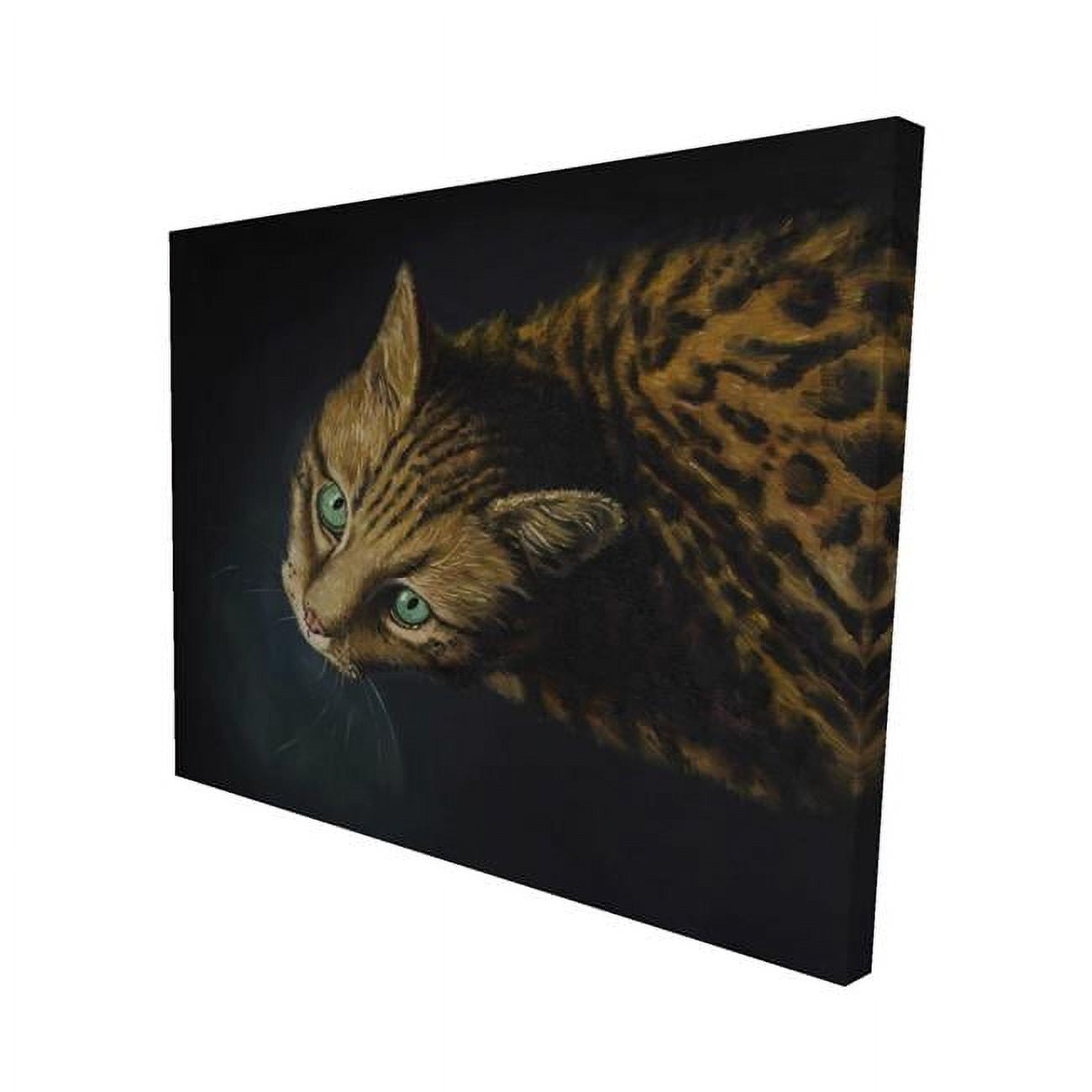 16 x 20 in. Bengal Cat-Print on Canvas
