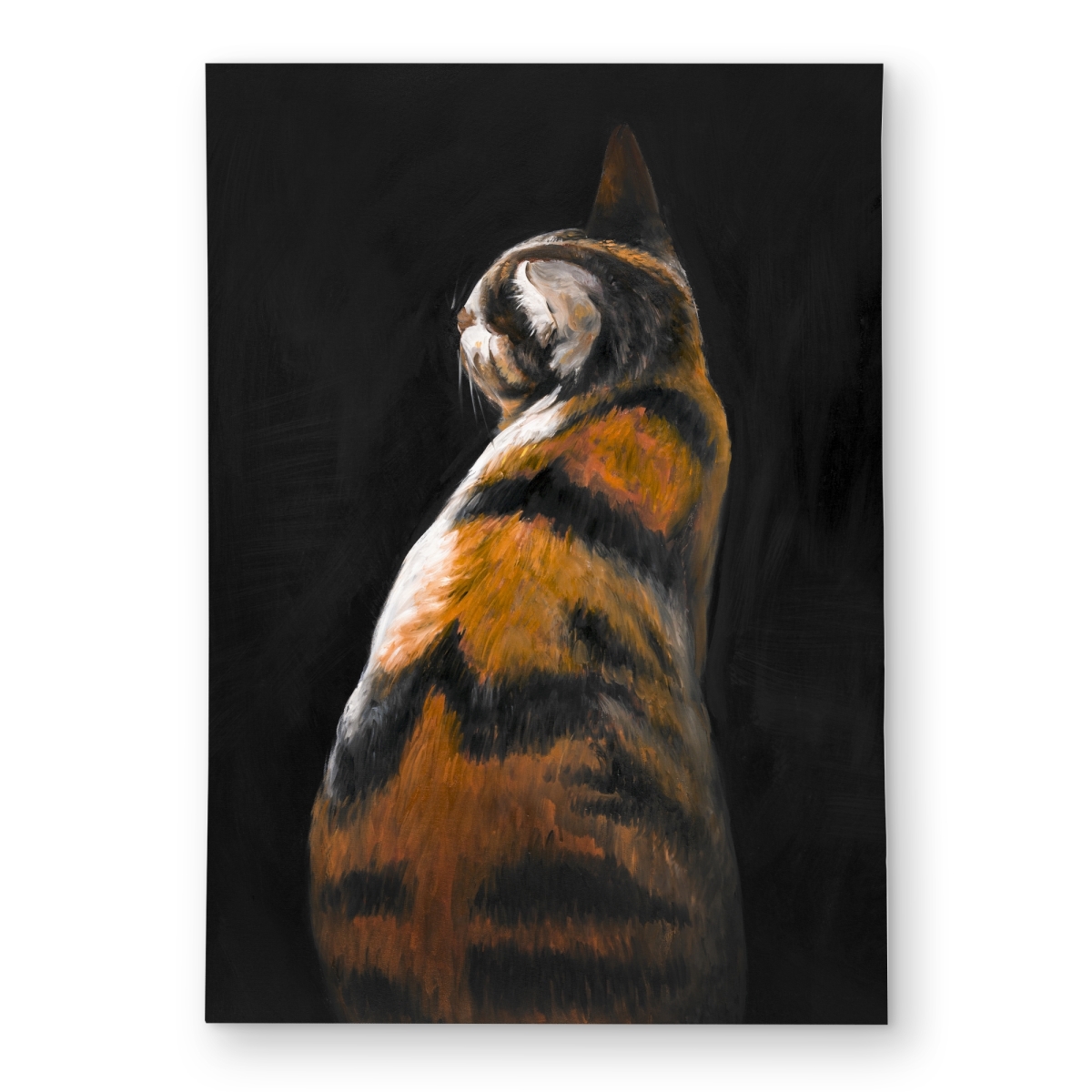 C1ROAR574J7MUN 5 x 7 ft. Spotted Cat - Black Outdoor Rug for Home Decor - Stylish Design - Rectangle