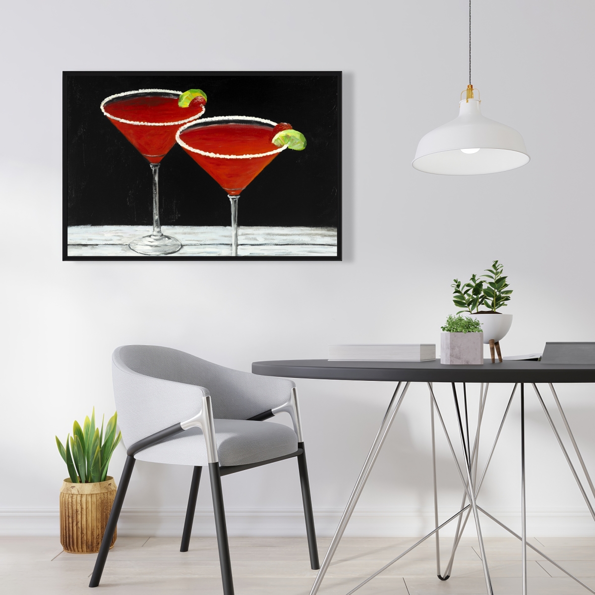 C1FC2436VLXZEL 24 x 36 in. Cosmopolitan Drink Canvas - Romantic Kitchen Home Decor