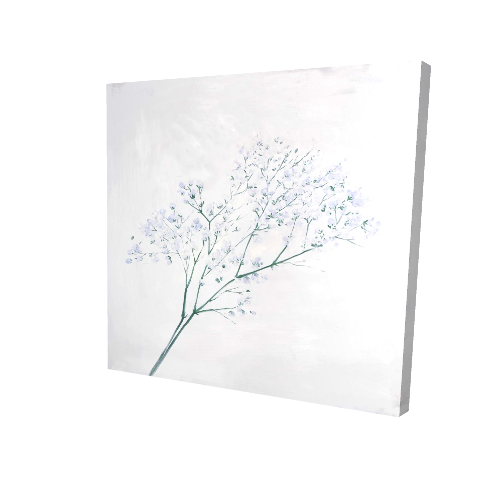 2080-3636-FL325 36 x 36 in. Bouquet of Flowers Babies Breath - Floral Bedroom Canvas Decor