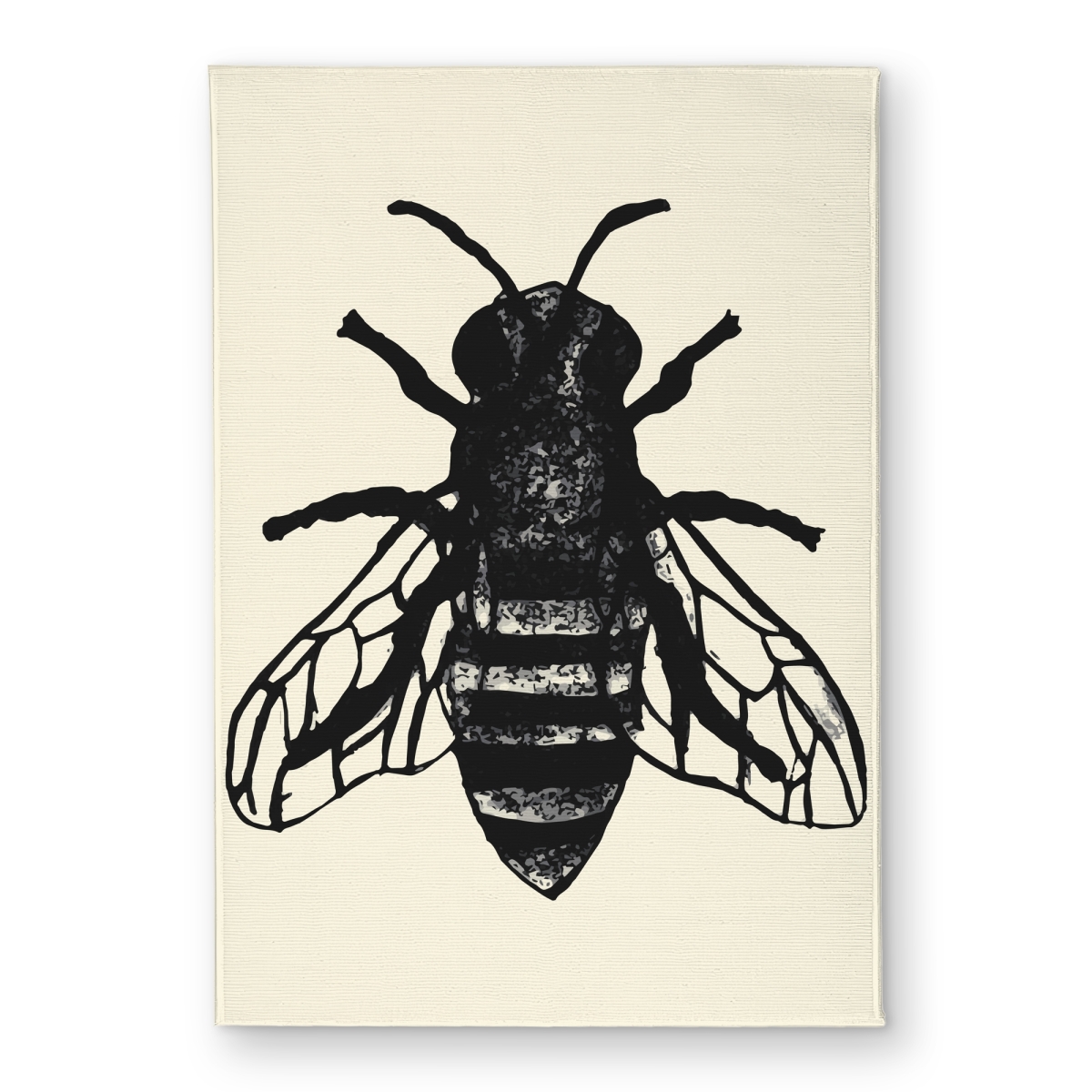 CODM172418PSFH 17 x 24 in. Bee Rustic Office Door Mat - Indoor Outdoor Home Decor