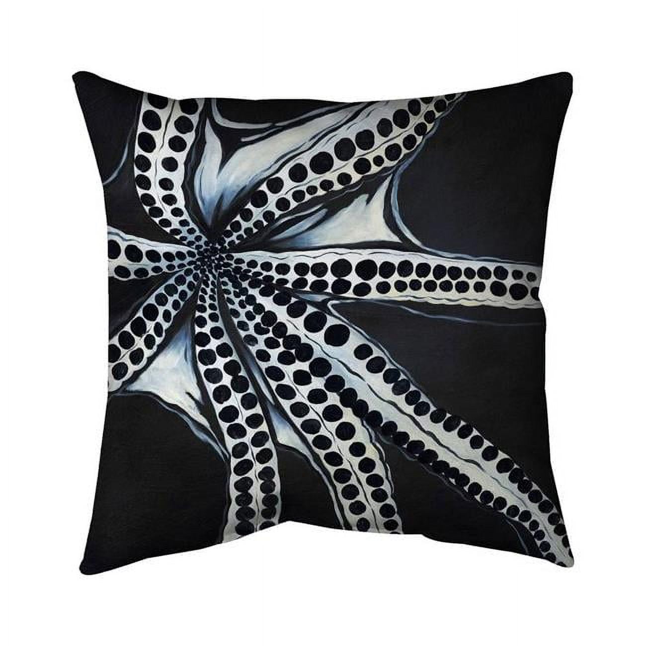 20 x 20 in. Large Octopus Tentacle-Double Sided Print Indoor Pillow