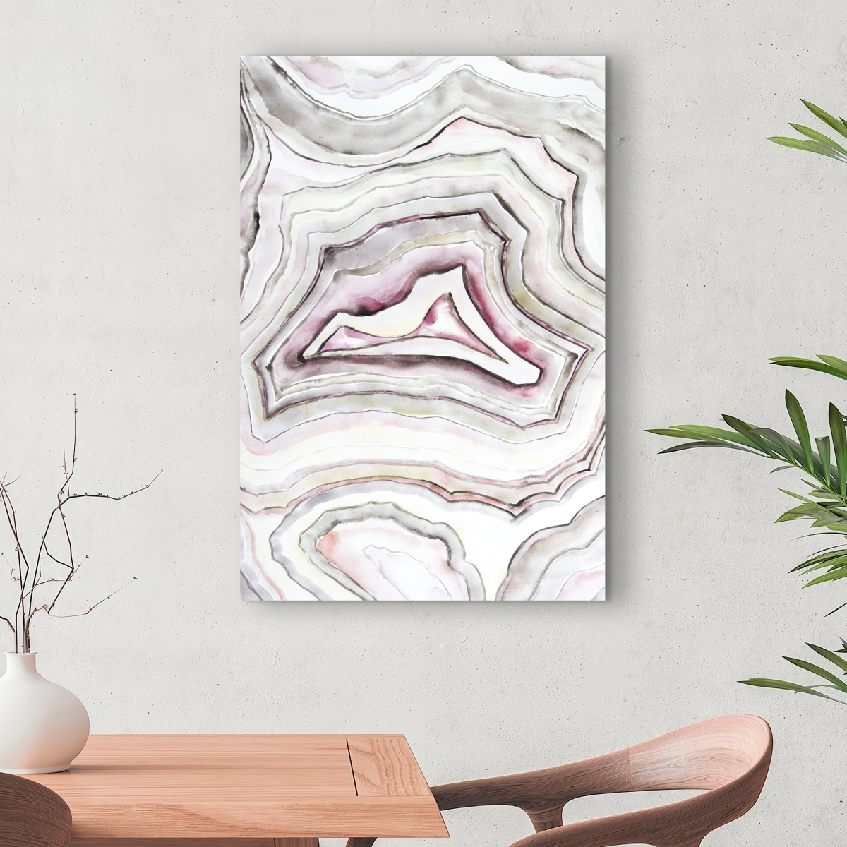 C1RC2436VFWSXN 24 x 36 in. Geode - Pattern Hygge Canvas for Cozy Home Decor