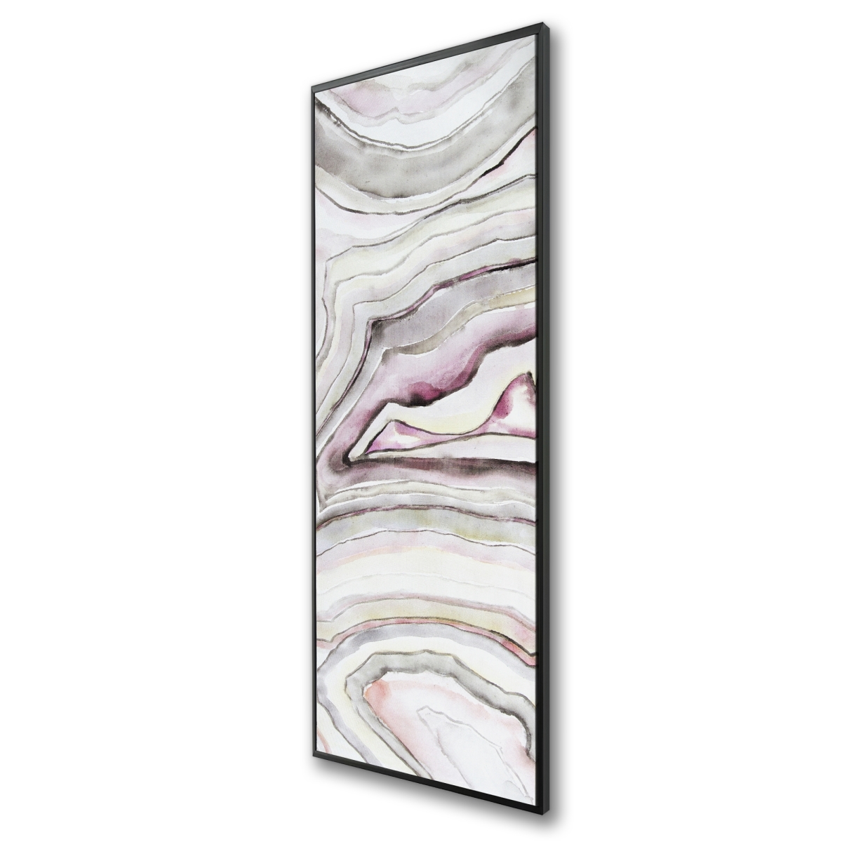 C1FC1648NCEQKD 16 x 48 in. Geode - Spiritual Pattern Framed Canvas for Home Decor