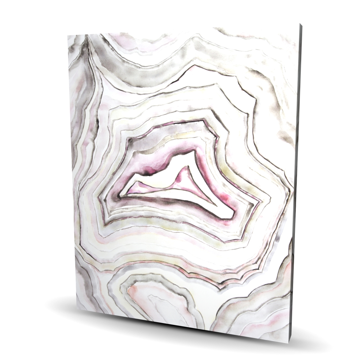 C1RC4860MWGS51 48 x 60 in. Geode - Office Beige Canvas for Elegant Home Decor