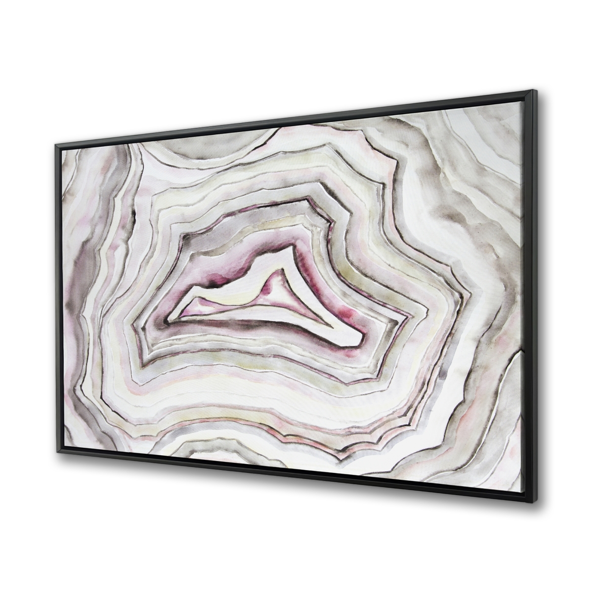C1FC3648AJMOZ3 36 x 48 in. Geode Bedroom Pattern Framed Canvas - Unique Home Decor