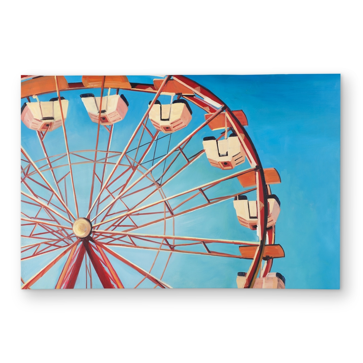 C1ROAR23UN90VJ 2 x 3 ft. Ferris Wheel By a Beautiful Day - Scenic Hobbies Outdoor Rug - Rectangle