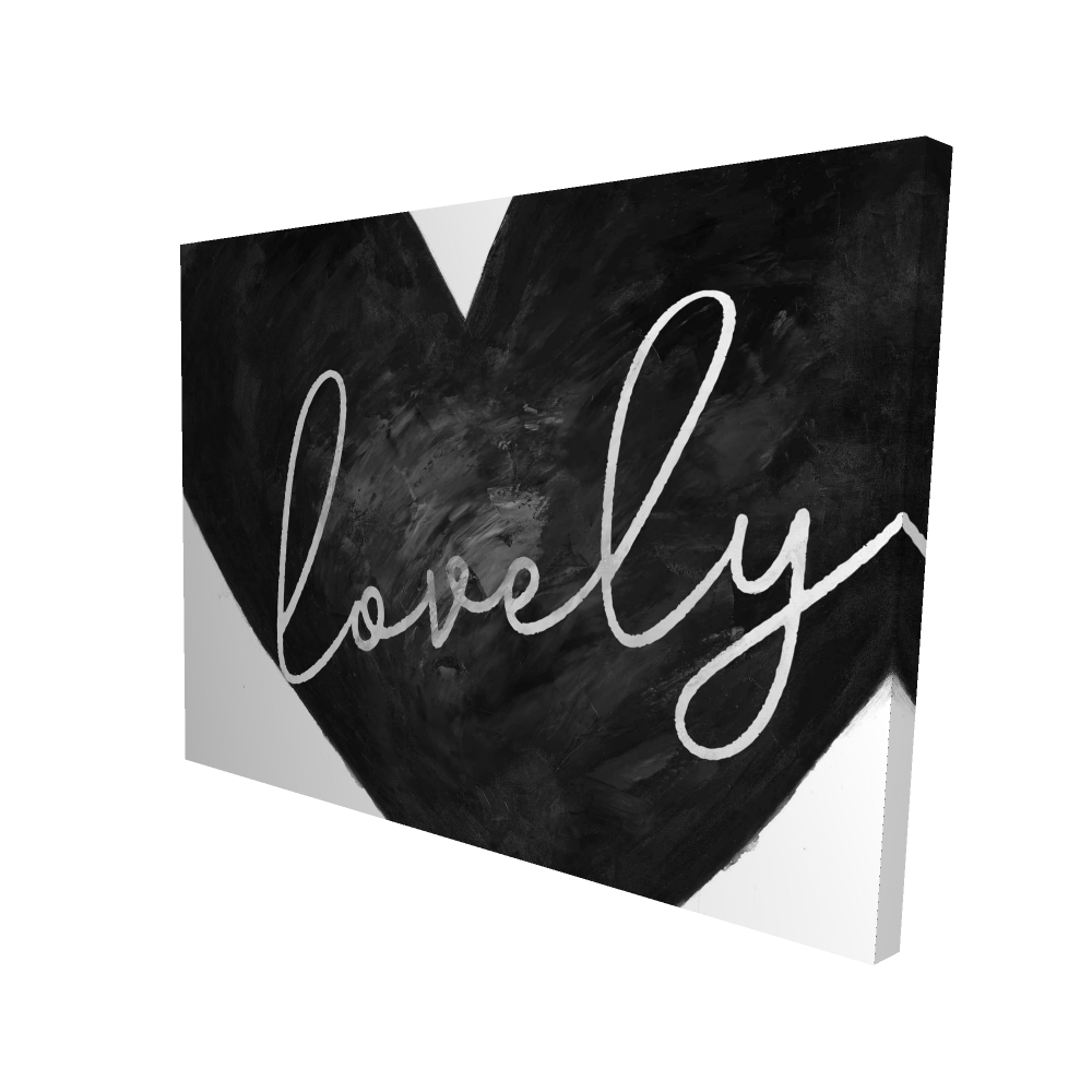 2080-3648-QU28 36 x 48 in. Lovely Quotes & Motivational Shapes Canvas for Home Decor