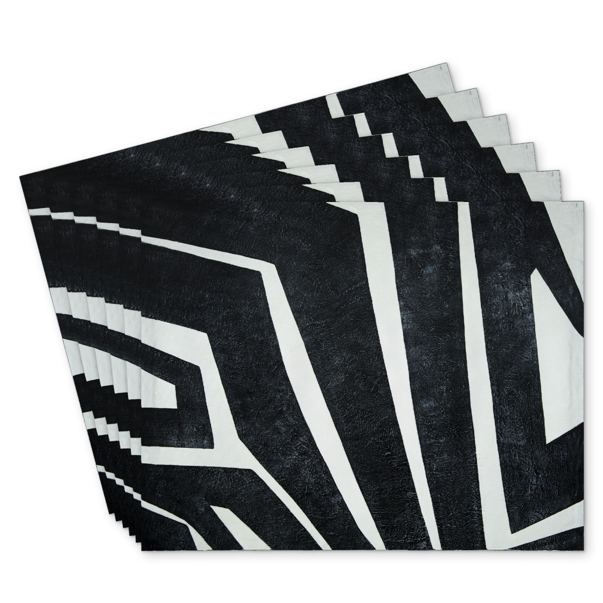 Picture of Begin Home Decor C6PP141870WR3X 14 x 18 in. Labyrinth Polyester Placemat - Stylish Home Decor Accessory - Set of 6