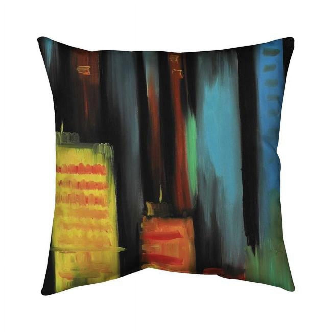 20 x 20 in. Abstract Tall Buildings-Double Sided Print Indoor Pillow