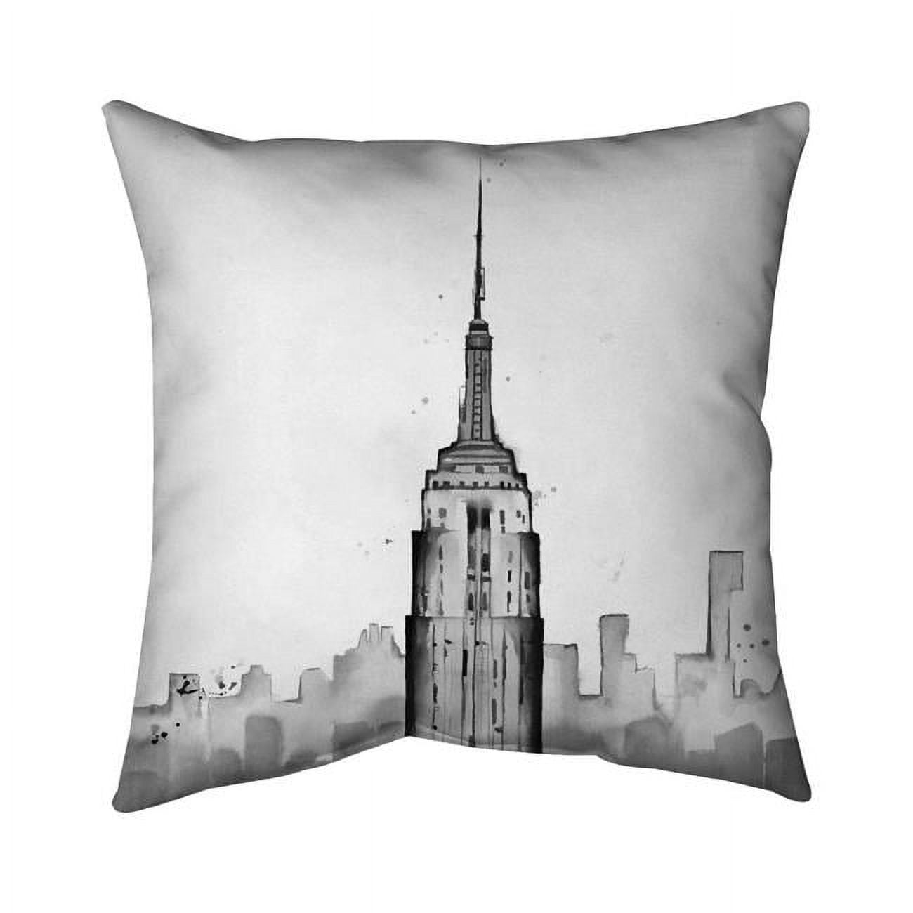 20 x 20 in. Empire State Building-Double Sided Print Indoor Pillow