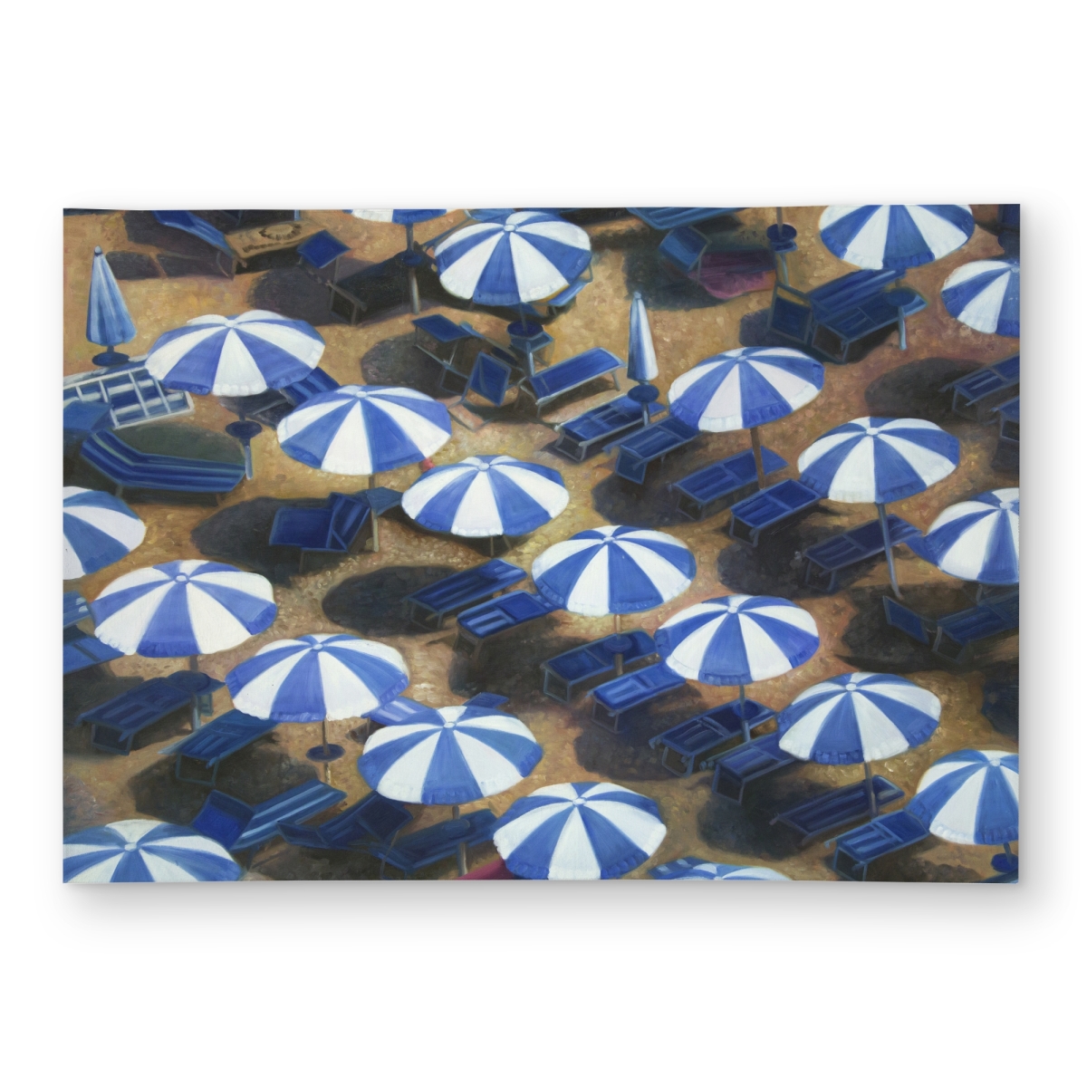 C1ROAR575JNYWG 5 x 7 ft. Beach Umbrellas - Coastal Marine Outdoor Area Rug for Home Decor - Rectangle