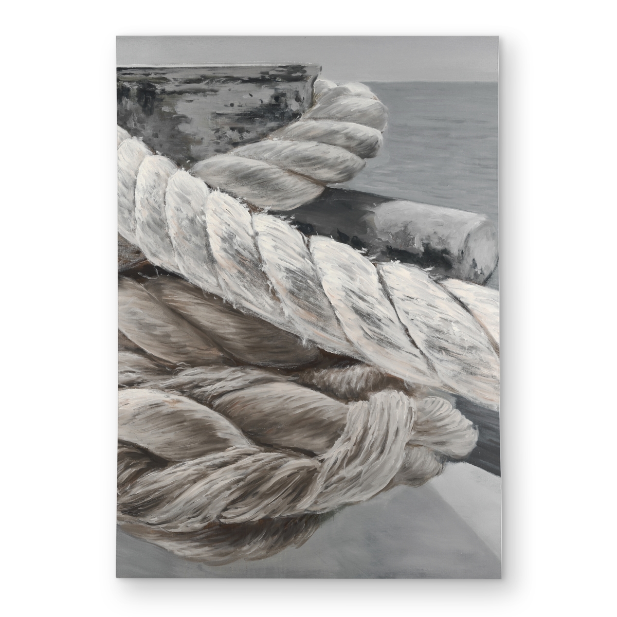 C1ROAR572U428V 5 x 7 ft. Twisted Boat Rope - Outdoor Bathroom Area Rug for Home Decor - Rectangle