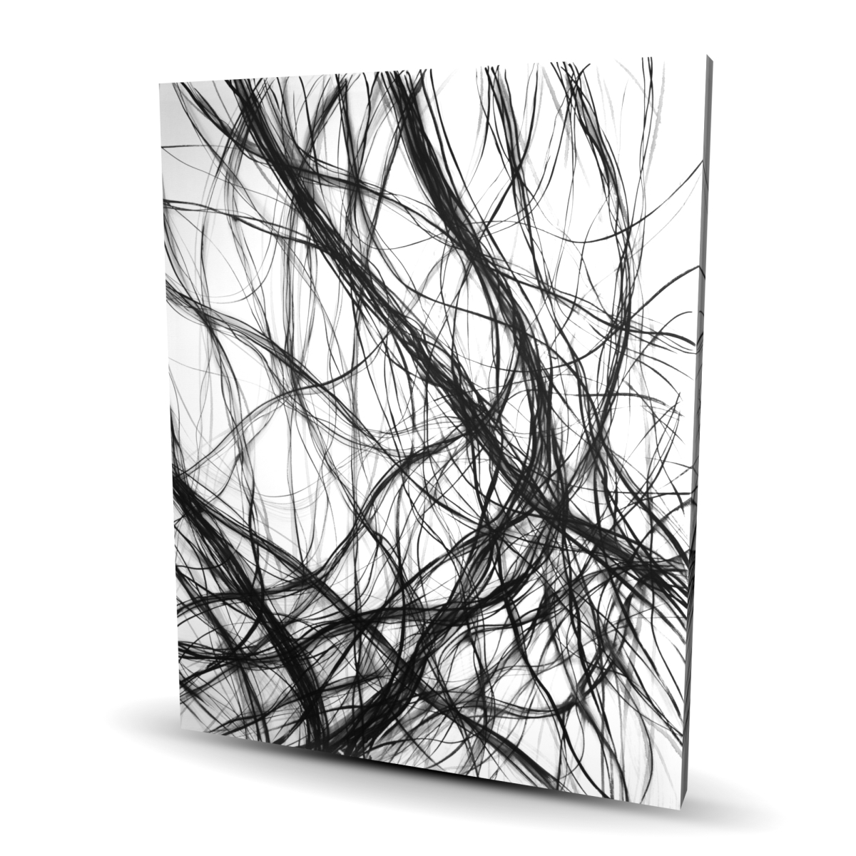 C1RC4860BAW1GH 48 x 60 in. Connection - Abstract Canvas Art for Man Cave Home Decor