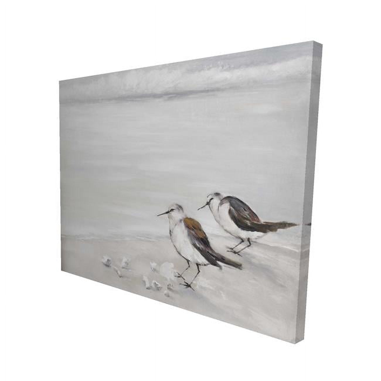 16 x 20 in. Two Sandpipiers Birds-Print on Canvas