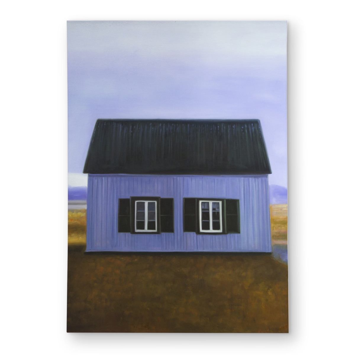C1ROAR57OZYK5O 5 x 7 ft. Blue Barn Landscapes Office Outdoor Area Rug for Home Decor - Rectangle