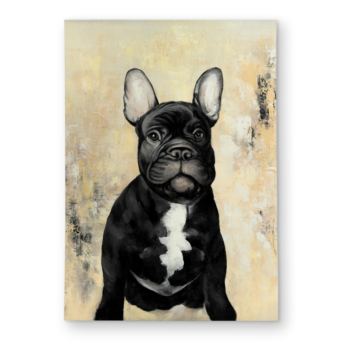 C1ROAR57QYE7SP 5 x 7 ft. French Bulldog Bedroom Pets Outdoor Area Rug - Home Decor - Rectangle